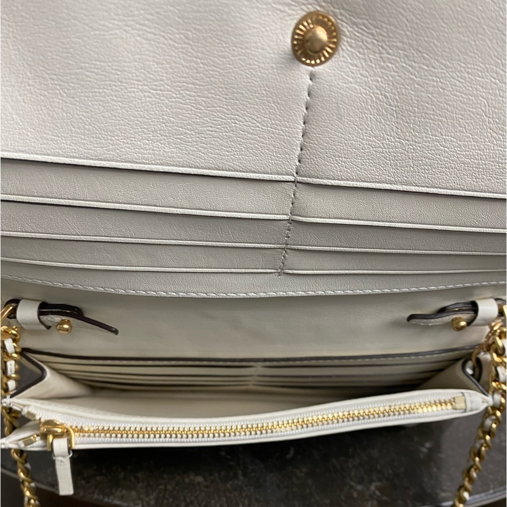 Tory Burch Like New Fleming Quilted Floral Crossbody Clutch Multi Happy … - Picture 12 of 12